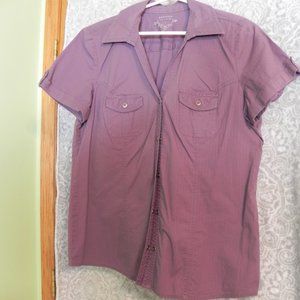 Sonoma Plum fitted shirt